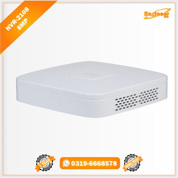 Dahua NVR 8 channels-2108 price in Pakistan Lahore
